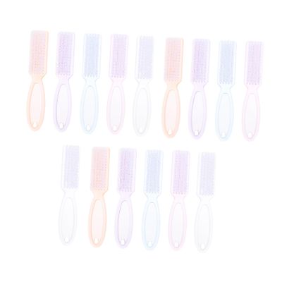Didiseaon 15Pcs Nail Brush Cleaner with Handle Home Pedicure Manicure Brushes for Easy Nail Cleaning Compact Design for Salon Home Use