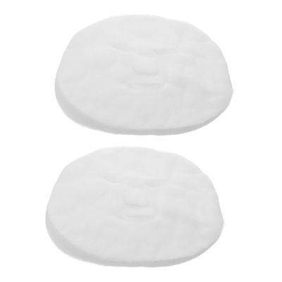 CALLARON 100pcs Round Facial Mask Sheets Soft Moisture Gauze for DIY Skincare Professional Salon Use for Women Hydrating Nourishing