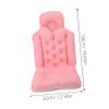 CAXUSD Slip Folding Headrest for Adults Soft Bathing Support Bathtub Back Cushion for Spa Home Salon Use view 2