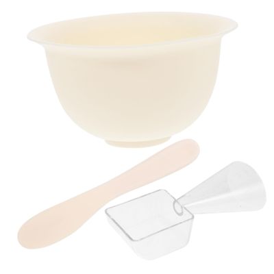 CALLARON 1Set DIY Mask Making Kit Silicone Mixing Bowls with Applicator for Masks Convenient and Practical Tool for Skincare Enthusiasts