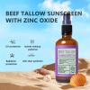 Beef Tallow Sunscreen Spray, Dayglow Blocker Sunscreen with Zinc Oxide & Coconut Oil, Natural Moisturizing Sunblock for Face & Body (1) view 2