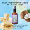 Beef Tallow Sunscreen Spray, Dayglow Blocker Sunscreen with Zinc Oxide & Coconut Oil, Natural Moisturizing Sunblock for Face & Body (1) view 3