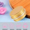 GZYNTT 50 Pcs 5ml - D26mm x H15mm Aluminium Tin with Lids, Gold Aluminium Tin Jars with Lids, Lip Balm Tins, DIY Cosmetic Container Pots for Candle Soap Cream Salves view 4