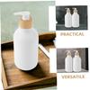 Cabilock 2pcs Press The Cleaning Bottle Refillable Jar Lotion Container Shampoo Conditioner Dispenser Sturdy Bottle view 3