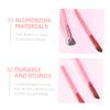 SHERCHPRY 2Pcs Angled Eyebrow Brushes Multi Functional Makeup Tools for Eyebrows and Eyelashes Durable Fine Bristle Design Easy to Use and Carry for Makeup Enthusiasts view 4