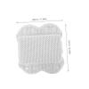 Beatifufu Comfortable Bathtub Pillow with Strong Suction Cups Compact Bath Headrest Cushion for Spa and Hotel Use and Soaking Tub Accessory view 2