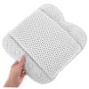Beatifufu Comfortable Bathtub Pillow with Strong Suction Cups Compact Bath Headrest Cushion for Spa and Hotel Use and Soaking Tub Accessory view 3