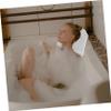 Beatifufu Comfortable Bathtub Pillow with Strong Suction Cups Compact Bath Headrest Cushion for Spa and Hotel Use and Soaking Tub Accessory view 4