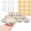GZYNTT 50 Pcs 60ml - D68mm x H27mm Aluminium Tin with Lids, Matt gold Aluminium Tin Jars with Lids, Lip Balm Tins, DIY Cosmetic Container Pots for Candle Soap Cream Salves view 1