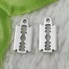 560pcs Tibet Silver Razor Blade 16x7mm B5160 view 4