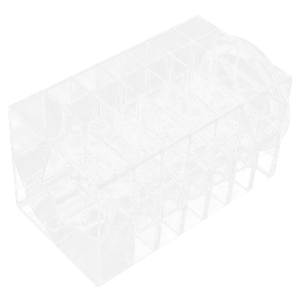 ABOOFAN 360-Degree Rotating Lipstick Storage Rack 53-Compartment Makeup Organizer for Desk Large Capacity Lipstick Holder Rotating Design for Home and Bedroom Use
