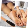 CALLARON 2Pcs Wooden Handle Foot Files Exfoliating Scrub for Removal Durable Foot Care Tool for Men Women for Professional Home Pedicures view 3