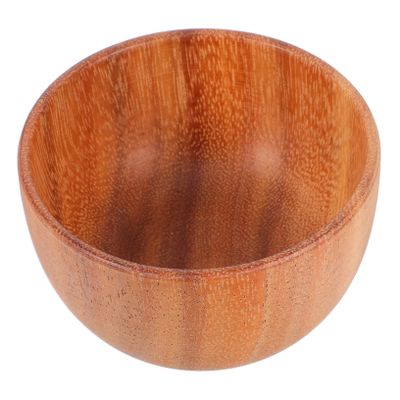 Amosfun Men Wooden Shaving Bowl Stylish Beard Care Accessory for Rich Lathering for Wood Design for Bathroom Travel
