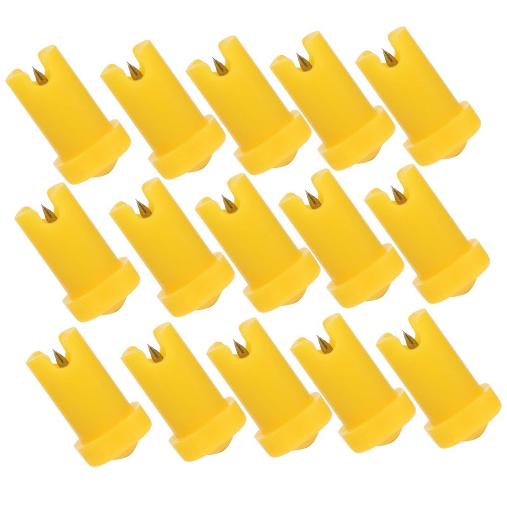 VINTORKY 100Pcs Eyelash Glue Bottle Nozzle Needles Blocking Tools for Eyelash Extensions Fine Tip Applicator for Glue Bottles Convenient and Portable for Salon and Home