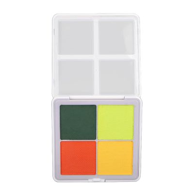Aoaoy Water Soluble Body Paint Palette, Safe and, Bright Colors for Halloween, Cosplay, DIY Painting, for Children and Adults with 4 Colors (Number 2)