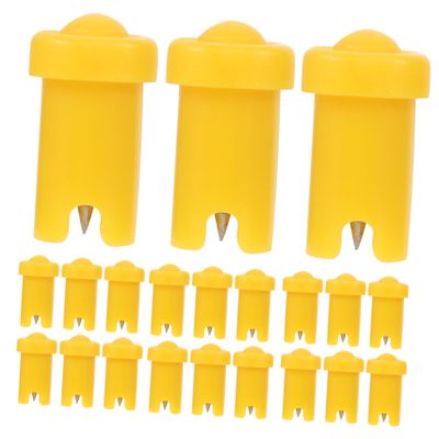 CTIRCHIU 100Pcs Eyelash Glue Bottle Nozzle Needles Blocking Needles for Eyelash Extensions Durable Glue Bottle Supplies with Fine Tip Essential Tool for Lash Application