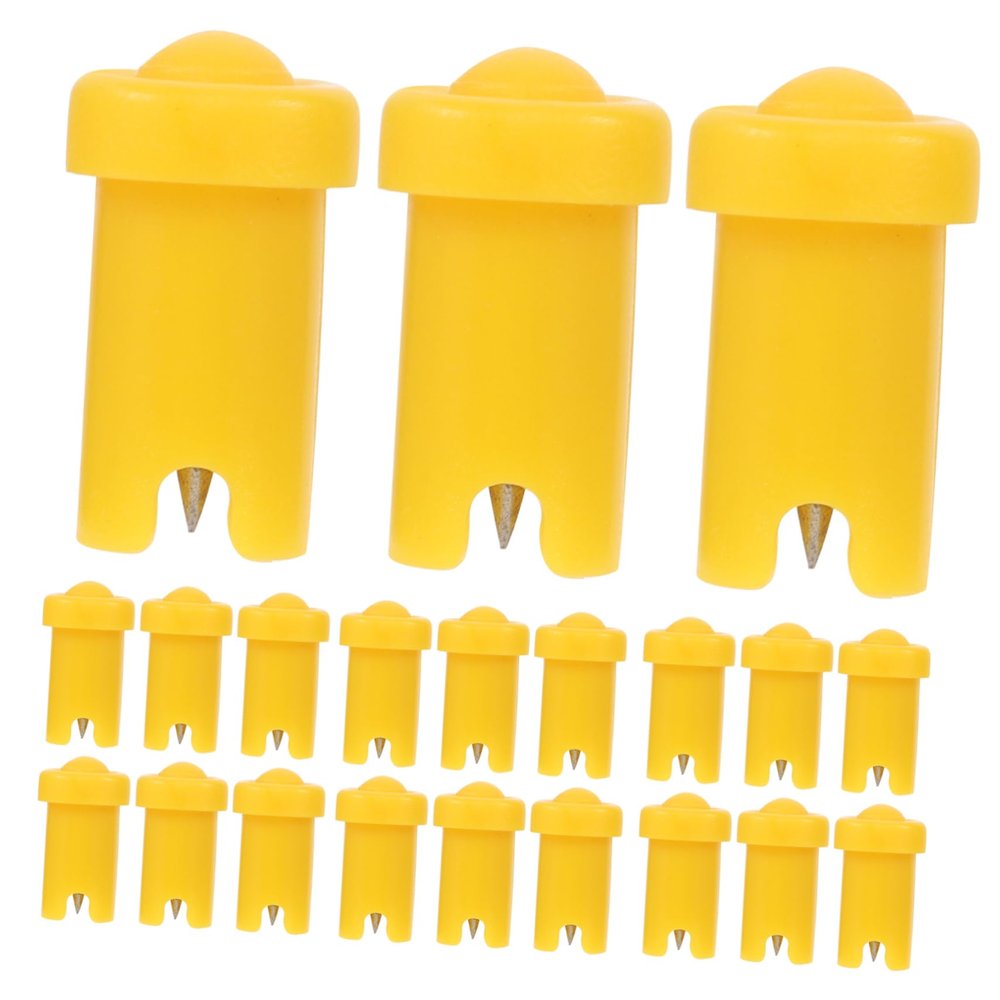 CTIRCHIU 100Pcs Eyelash Glue Bottle Nozzle Needles Blocking Needles for Eyelash Extensions Durable Glue Bottle Supplies with Fine Tip Essential Tool for Lash Application