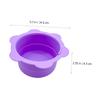 SHERCHPRY Silicone Wax Melting Bowl Set 2pcs Foldable Mask Mixing Bowl for DIY Beauty Facial Masks and Wax Heater Accessories Heat-Resistant Easy to Clean for Home Use view 3