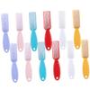GALPADA 24Pcs Ergonomic Handle Grip Nail Brushes Easy Hold Fingernail Cleaner Tools for Manicure Personal Care for Professional Nail Salons and Home Use Random Colors view 1