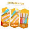 DEARMAMY 24Pcs Fingernail Cleaning Brush Ergonomic Nail Brush for Manicure Pedicure for Cleaning Fingernails Joints Elbows Heels and More view 3