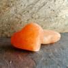 6 Himalayan Salt Stones 2.5" x 1.5" x 2.5" Heart Shape, Pink Crystal Hand-Carved Stone for Massage Therapy, Deodorant and Salt and Sugar Scrubs. view 2