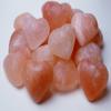 6 Himalayan Salt Stones 2.5" x 1.5" x 2.5" Heart Shape, Pink Crystal Hand-Carved Stone for Massage Therapy, Deodorant and Salt and Sugar Scrubs. view 3