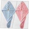 SAFIGLE 3Pcs Coral Fleece Hair Wrap Towels for Curly Hair Fast Drying and Water Absorbent Thick Towel Turbans for Women view 4