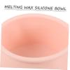 FRCOLOR Heat Resistant Silicone Wax Melting Bowl Flexible Pot for Safe Wax Heating Non Stick Easy to Clean Accessory for Wax Melts Warmer view 3