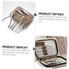Beaupretty 8-Piece Professional Stainless Steel Nail Clipper Set File Manicure Tools for Fingernails and Toenails Suitable for Home and Salon Use view 2