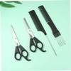 MUCKLILY Barber Tool Set Hair Cutting Kit Scissor Comb Brush Shaving Set for Men view 4