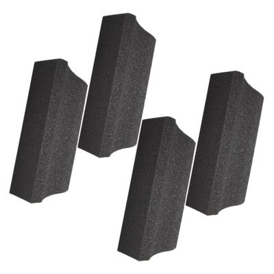 BIUDECO 4Pcs Beard Hair Cleaner Sponge Tool Efficient Beard Catcher for Men Precision Shaping Hair Removal Compact Portable Grooming Brush for Sinks Countertops