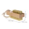 GALPADA Double Sided Nail Cleaning Brush Ergonomic Fingernail Toenail Scrubber for Women Efficient Nail Care Tool for Clean Fingernails and Toenails Removes Grime view 2
