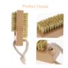 GALPADA Double Sided Nail Cleaning Brush Ergonomic Fingernail Toenail Scrubber for Women Efficient Nail Care Tool for Clean Fingernails and Toenails Removes Grime view 3