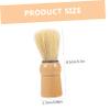 IWOWHERO Reusable Beard Brush for Men Soft Bristle Shaving Brush with Comfortable Grip for Easy Beard Grooming and Cleaning Men and Shaving Tool view 2