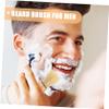 IWOWHERO Reusable Beard Brush for Men Soft Bristle Shaving Brush with Comfortable Grip for Easy Beard Grooming and Cleaning Men and Shaving Tool view 3