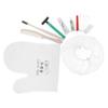 DECOMELODY 1Set Disposable Guesthouse Toiletries Kit of Random Color Toothbrush Comb Care Bag Shower Cap Shoe Cloth Razor Practical Travel Essentials for Hotels and Hostels view 1
