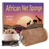 Afro Scrub African Net Sponge - Authentic African Wash Cloths Exfoliating Body Sponges for Showering Back Scrubber Exfoliator Shower Loofah for Body Bath Accessories Champagne by ARCH&M view 1