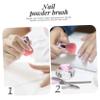 CALLARON 1Set Nail Art Brush with Cup Brush Manicure Cleaning Cup for Easy Nail Art Application Cleanup Durable Lightweight Design view 4