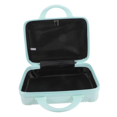 GALPADA Macaron Color Mini Makeup Case Portable Travel Cosmetic Suitcase for Women Hard Shell Organizer Bag Handle for Travel and Storage