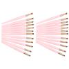 24PCS Portable Lip Brushes | Soft Fiber Tips for Accurate Lipstick Application | Long Handle Makeup Brush Set/Lip Gloss Applicator/Eye Makeup Tool | Travel - Friendly view 3