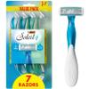 BIC Soleil 4 Women's Disposable 4 Blade Razors, Flexible Blades and Rubber Grip Handle, 7-Pack view 1