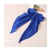 4Pcs Large Bows Hair Clips for Women Girls Silky Satin Hair Ribbon Bow Oversized Big Bows for Women, Sky Blue(Royal Blue) view 1