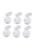 VICASKY 6Pcs Portable Mini Loose Powder Boxes with Puff Travel Friendly Makeup Powder Containers Space Saving Design Reusable for view 1