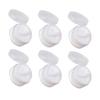 VICASKY 6Pcs Portable Mini Loose Powder Boxes with Puff Travel Friendly Makeup Powder Containers Space Saving Design Reusable for view 4