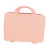 FOMIYES Small Portable Makeup Suitcase Durable Vanity Case for Travel Spacious Organizer for Cosmetics Jewelry and More Lightweight Handheld Design view 1
