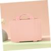 FOMIYES Small Portable Makeup Suitcase Durable Vanity Case for Travel Spacious Organizer for Cosmetics Jewelry and More Lightweight Handheld Design view 4
