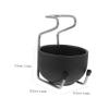 EPIGEIST 1Set Stainless Steel Soap Bowl for Shaving Durable Metal Shaving Bowl with Stand Grooming Kit for Men for Home and Travel Use view 2