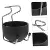 EPIGEIST 1Set Stainless Steel Soap Bowl for Shaving Durable Metal Shaving Bowl with Stand Grooming Kit for Men for Home and Travel Use view 4