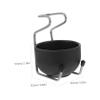 FONDOTIN Stainless Steel Shaving Soap Bowl Set Stand 2-Piece Grooming Kit for Men Sturdy Metal Soap Bowl Holder for Shaving Beard and Facial Hair for Grooming view 2