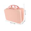 BESPORTBLE Portable Makeup Suitcase Lightweight Hard Makeup Organizer for Women Travel Cosmetic Case with Spacious Interior and Comfortable Grip Handle for Trips view 2